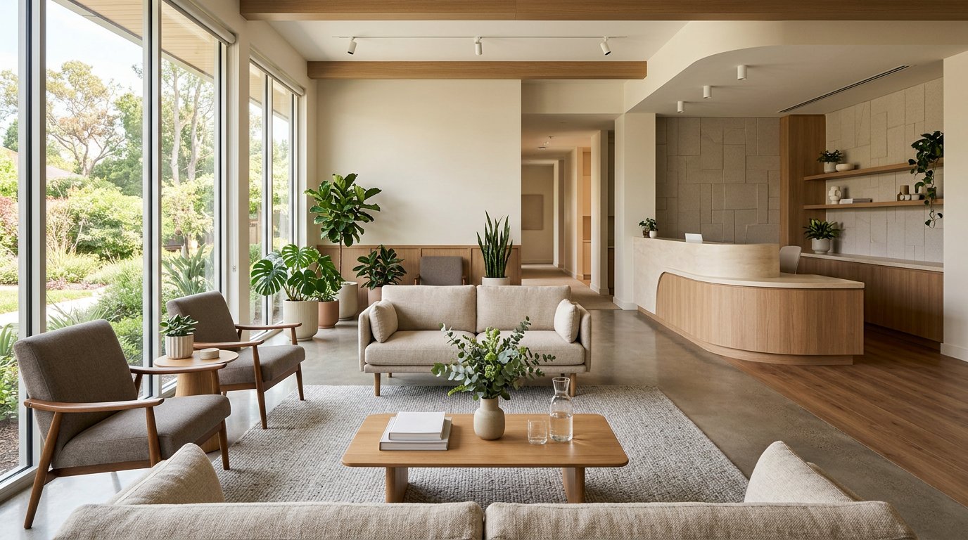 Reception and waiting area at Jay Keltner DDS, P.C. in Roosevelt, Utah
